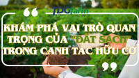 KHÁM PHÁ VAI TRÒ QUAN TRỌNG CỦA “ĐẤT SẠCH” TRONG CANH TÁC HỮU CƠ